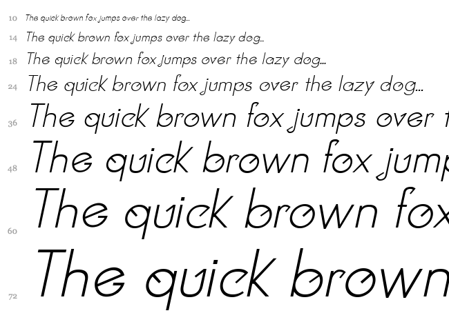 Clocker font waterfall